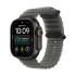Apple Watch Ultra 4 GPS + Cellular 49mm Black Titanium Case with Translucent Black Ocean Band