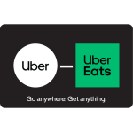 Uber & Uber Eats eGift Card - $250