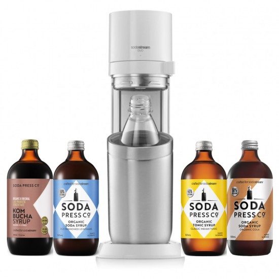 SodaStream DUO with Flavours - White