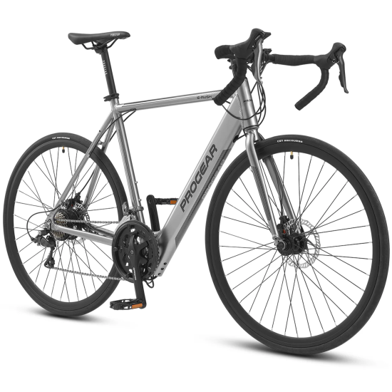 Progear Bikes E-Rush E-Road Bike 700C Grey - 56 cm  